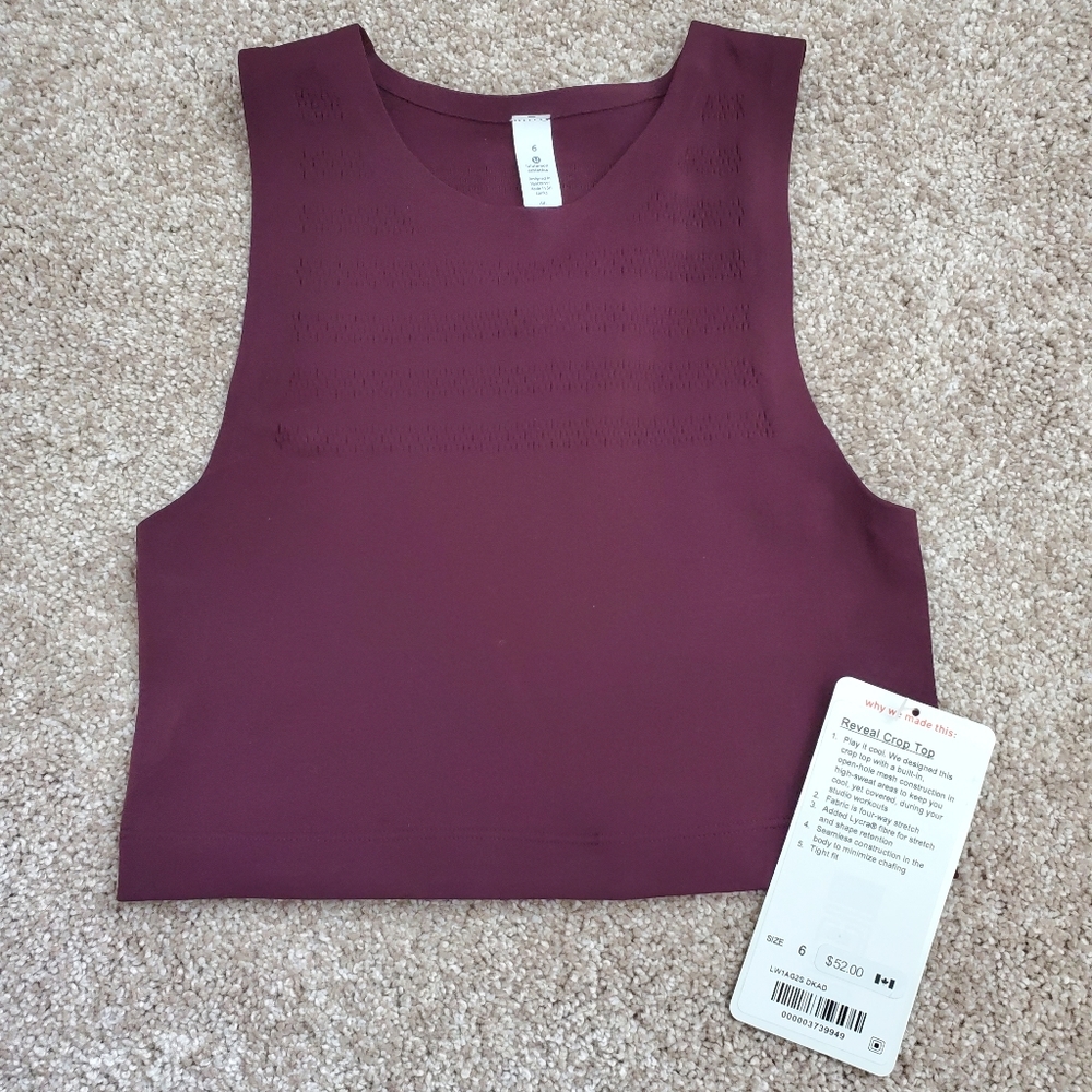 Lululemon size 6 crop top